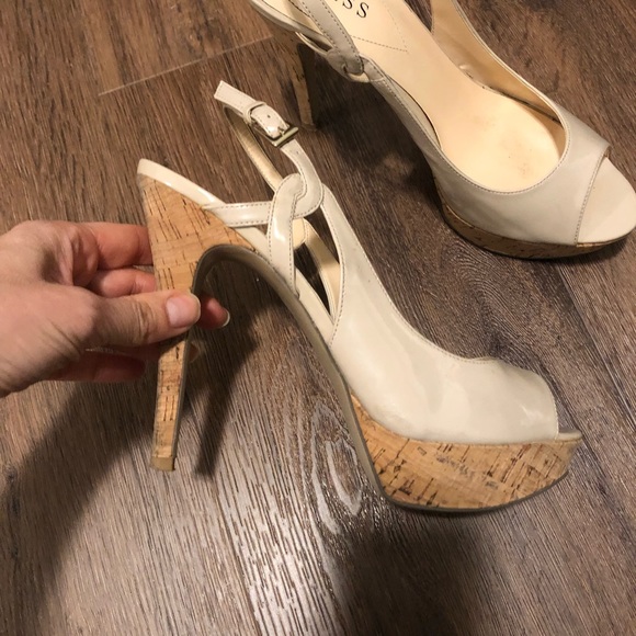 Womens platform stiletto open toe heels - Picture 2 of 3